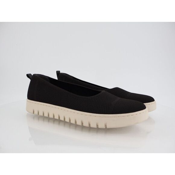 Vionic Uptown Skimmer Knit Womens Size 11 Black Platform Slip On Ballet Flats - Picture 5 of 12